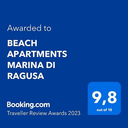 Beach Apartments Marina Di Ragusa Exteriör bild